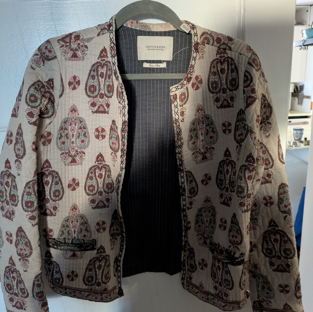 Scotch & Soda Multicolor Patterned Jacket